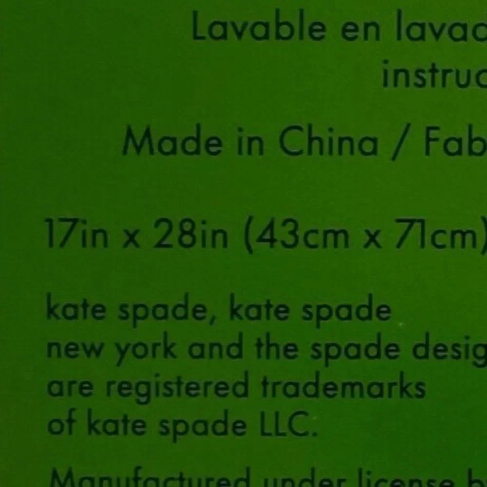 Kate Spade Dish Towels Set of Three in Martini Print!